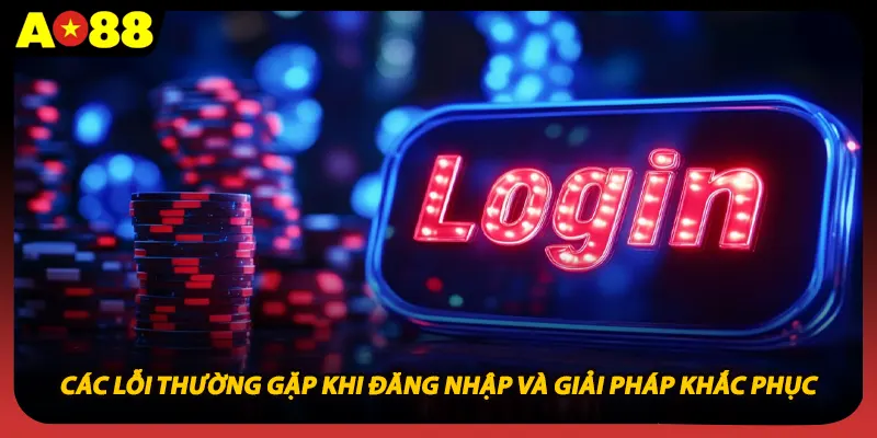 Các lỗi thường gặp khi đăng nhập và giải pháp khắc phục