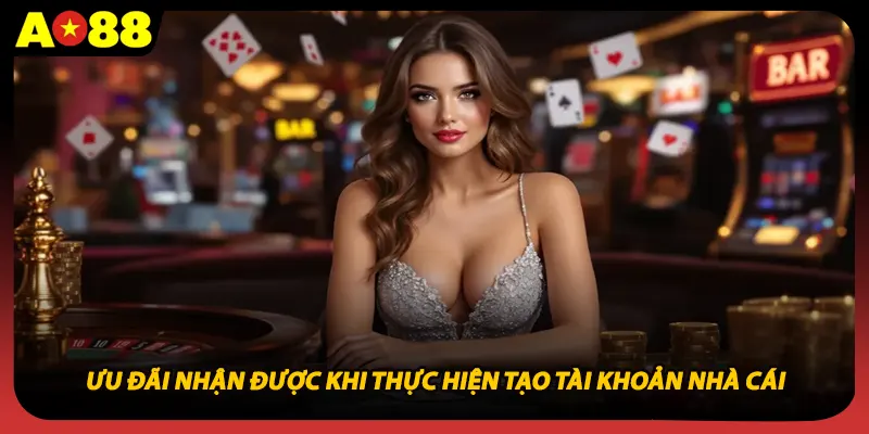 Ưu đãi nhận được khi thực hiện tạo tài khoản nhà cái